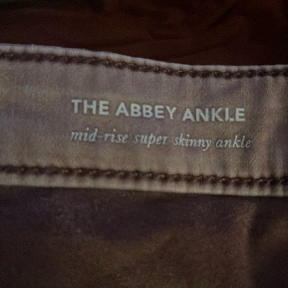 AG Adriano Goldschmied Abbey Ankle Purple Mid-Rise Ankle Jeans women’s size 31 R - Picture 2 of 6